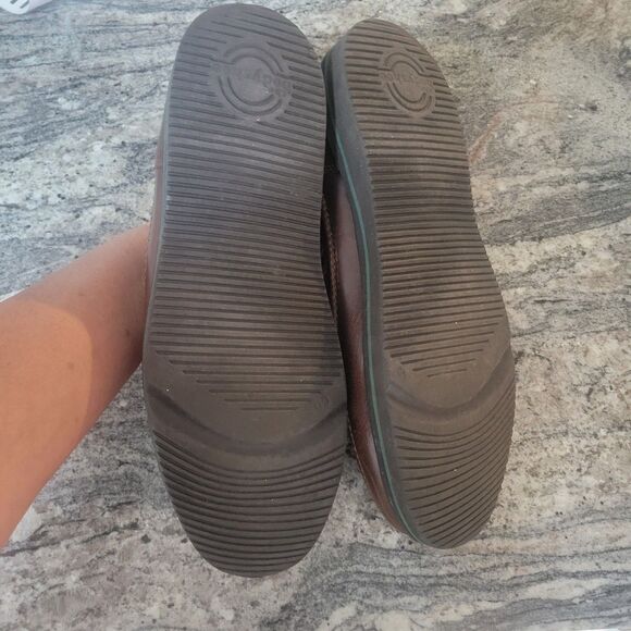 THE BODY SHOE H18915 Antique Brown Casual Leather Shoes Sz 14M By Hush Puppies - Picture 6 of 7